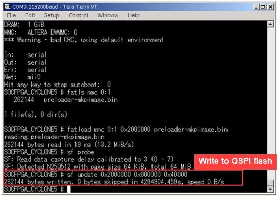 Figure 7. Write the file extracted on the SDRAM to the QSPI.png