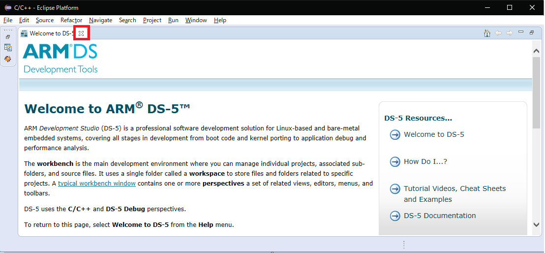 Fig4-4_DS-5 Welcome Screen.png