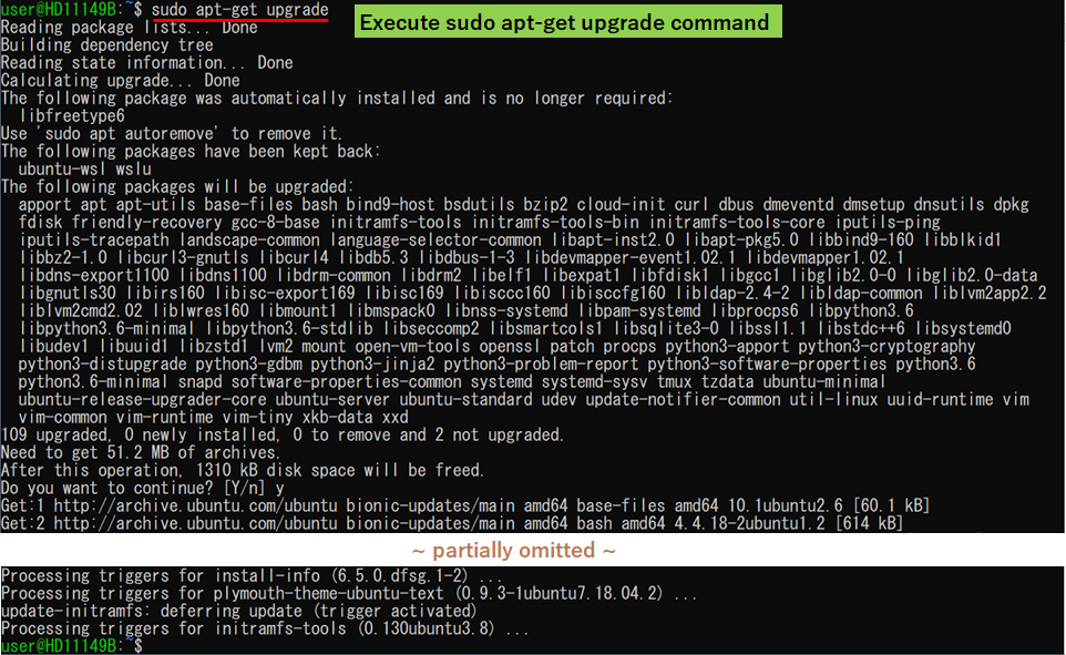 Fig10_Execute sudo apt-get upgrade command to update package information.png