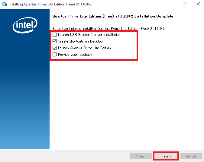 quartus prime lite ミラー